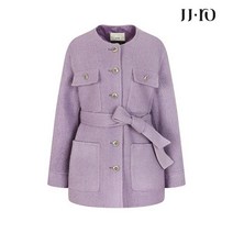 JJ지고트 JJ.ro 라운드넥 울 캐시미어 하프 코트 GMBA0CTJ7