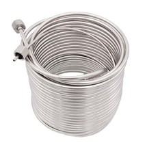 판형 열교환기 핀형 튜브형 jockey box stainless steel coil 120ft(36.5m) length 38od tube left hand homebrew 쿨러, 없음
