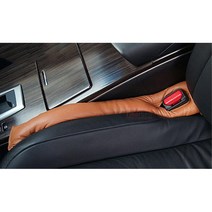 차량용 운전석 조수석 틈새 쿠션 사이드 포터 베뉴 소나타 더뉴쏘렌토 올뉴카니발 더넥스트스파크 아반떼AD QM5 그랜저 투싼NX4 스포티지NQ5 모닝 YF, 1개, 브라운