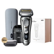 BRAUN 브라운 전기면도기 시리즈9 PRO 올인원패키지 세척스테이션+파워케이스 + 프로케어헤드 레디백, 9466cc 크롬[9C66]_[PC15][94HY][S