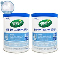 셀렉스 썬화이버 프리바이오틱스 250g 구아검가수분해물 + 씨오케이 마스크, 2캔