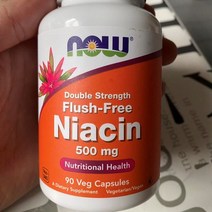 나우푸드 나이아신 비타민B3 500mg 90정 삼개월분