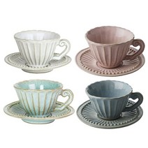 [브이비씨까사] VBC 까사 폰다코 티컵 & 소서 _ 스트라이프 택1, 색상:그레이