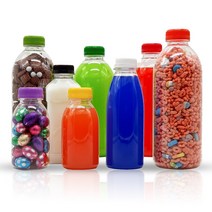 플라스틱 우유 페트병 1L 1000ml 1리터, 우유 1L 녹색, 1개