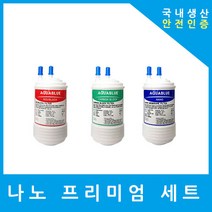현대큐밍 정수기필터 호환 더슬림플러스 P-P11CZ0A 프리미엄 전체 세트, (PP11CZ0A)L7프리미엄 4인치복합단방향3개