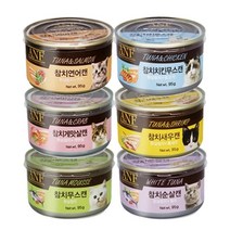 캔뚜껑부착된 냥이 참치 통조림 95g 냥이특식 냥이캔, 1개, 참치무스