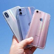 시안샵 아이폰 갤럭시 나 홀로그램 오로라 휴대폰 케이스