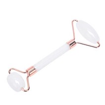얼굴에 대 한 1 pc 마사지 옥 돌 롤러 로즈 석 영 자연 크리스탈 스톤 슬리밍 얇은 턱 얼굴 스킨 케어 도구, 01 1