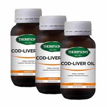 THOMPSONS 톰슨스 코드 리버 오일 플러스 100정 3팩 COD LIVER OIL PLUS