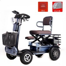 1인승 2인승 노인 장애인 전기 사륜차 전동차 전동 스쿠터, 선택가능, 700w+48v12A 납산 배터리