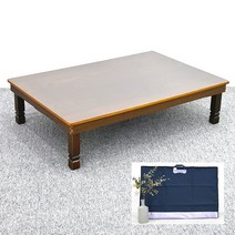남원춘향공방 교자상 1200x810 제사상 남원밥상 사각밥상 집들이상 접이식 6인~8인, 엔틱 캡다리 4자 (120x81)+천커버