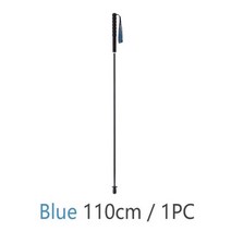 장비 스키 폴대 등산 HEALING 접이식 초경량 카본 하이킹 스틱 트레킹 폴 워킹 노르딕 워크 115g, blue 110 cm 1 pc