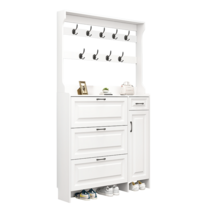 현관 신발장 학원 발레 교습소 유치원 댄스학원 수납, 4도어 17 x 80 x 115cm