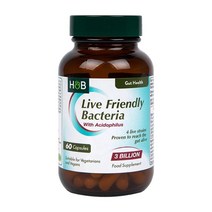 Holland & Barrett 홀랜드앤바렛 라이브 프렌들리 박테리아 30억 CFU 60캡슐