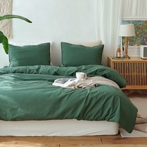 쾌적한 호텔감성 80수 고밀도 이불커버 단품 S/Q, 브라우니