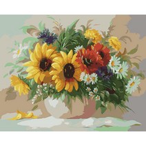 Votgl diy 유화그리기 40 x 50 cm, 344 해바라기