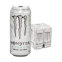 몬스터 에너지 제로 울트라 16Fl Oz 4개 팩, 제로 울트라_16FL 오즈(4개 팩)