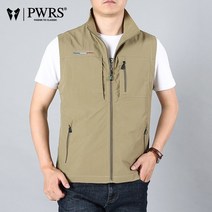 활동 조끼 단체 여름 등산 낚시 복장 작업복 어르신조끼, 6XL, 카키