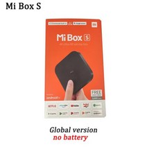 Xiaomi-Mi Box S 4K HDR 안드로이드 TV 박스 울트라 HD 2G 8G WIFI 구글 어시스턴트 BT 원격 스트리밍 미, Standard packaging_Eu 플러그
