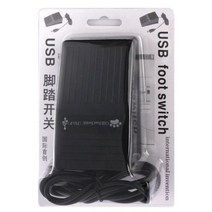 리니지발판 원큐 발판 풋스위치 페달 패달 usb 풋 스위치 키보드 hid pc 컴퓨터 usb 액션 스위치 제어 사전 프로그램 키 기능 마우스 pc 게임, 01 Black