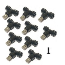 쿨링포그 안개분사노즐 고압분사노즐 10 피스 미스팅 노즐 키트 안개 파티오 시스템 야외 냉각, 03 Black