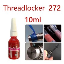 접착제 몰딩 실리콘 10 Ml 접착 와이어 씰링 부식 방지 고강도 Threadlocker 빨간색 272 잠금, 한개옵션1, 한개옵션0