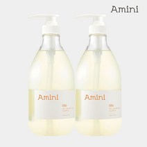 아미니 약산성 단백질 두피케어 샴푸 베이비파우더향 1000ml 2개