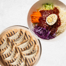 수원 보영만두 쫄면 + 찐만두 세트, 쫄면4인분(중간맛)+고기찐만두1kg