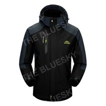 고어텍스바람막이 캠핑 재킷 코트 등산 트레킹 윈드브레이커 여행 방수 재킷 블랙