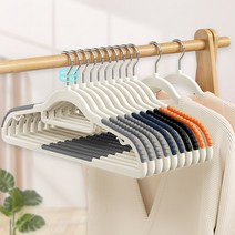 생활광장 논슬립고리회전형 논슬립 매직 옷걸이10P, 블랙10P, 10개