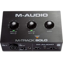 M-Audio M-Track Solo 엠오디오 엠트랙 솔로 오디오 인터페이스 홈레코딩 오인페