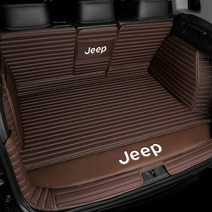 지프 JEEP 트렁크매트 전용 차박매트 레니게이드 그랜드 체로키 리미티드 랭글러 컴패스 글래디에이터 루비콘 서밋전용, 풀세트, 브라운(스트라이프), 차종을 입력해주세요