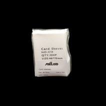 포카슬리브 카드홀드커버 100 개/몫 보드 게임 포커 타로 매직 수호자 트레이딩 축구 농구 홀더, 10 46x70mm