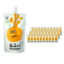 [쮸규리] 제주산유기농감귤 100% 껍질째 착즙한 주스 오가닉 (Organic) 150ml, 30개입