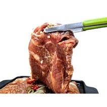 수제 숯불 양념 돼지왕구이 (대용량 1.4kg 4대) 뼈 없는 돼지고기 고기 캠핑 무뼈 식당 업소용, 1개