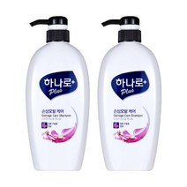 하나로 플러스 손상 모발 케어 샴푸 680ml 2개