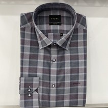 예작 예작 20F/W 그레이 글렌체크 슬림핏 긴팔셔츠 YJ0FBS971