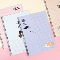 한문 스프링 초중등학생 노트_이리눕개 (5개 1세트), 단품