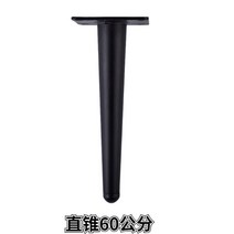책상 다리 높히기 메탈 부품 화장대 상 의자 철제 발 45 50 55 60 가구 높이 조절, E.블랙 커트 60cm