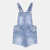 구제멜빵숏청바지FXTH19303