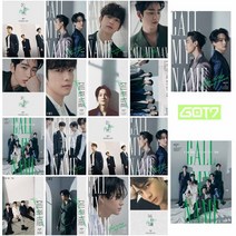아이돌 포토카드 16 개/대 KPOP GOT7 새 앨범 전화 내 이름 사진 카드 용지 공식 제작 LOMO Photocard, 한개옵션0