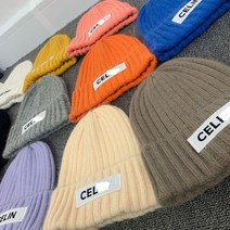 겨울 편지 로고 니트 모자 컬링 패션 클래식 유행 브랜드 Luxry 디자인 기본 Beanies 남성 여성 니트 비니
