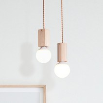 CH 원목 라이프 펜던트 포인트 조명 카페조명 인테리어조명 식탁등, 레일형-원형/꽈배기선