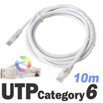 NUNUBITEL_DAUTP14G 10m UTPCAT6 랜 케이블 서버실LAN UTP제작용 네트워크 통신 UTP 랜선 공사 FTP_NUB누비텔레숍, 옵션이없는_단일품목입니다
