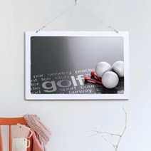 아트박스/꾸밈 ns313-행잉액자_모던스타일골프(사각가로대형)