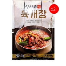 [더착한푸드]명가 육개장 600g 2개 식자재마트 대용량 업소용 육개장 즉석탕 즉석요리 간편식 간편요리 탕류