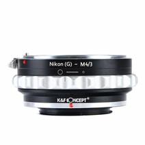 K&F AI(G) G/F/AI/AIS/D 렌즈를 마이크로포서드 (M4/3) 마운트 카메라에 사용하는 렌즈변환어댑터, AI(G)-M4/3