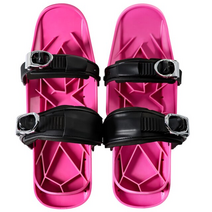 숏 스키 장비 인라인 플레이트 야외 스노우 보드 신발 등산 신발 짧은 스케이트 스노우, 빨간색