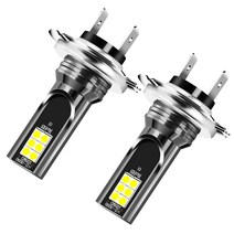 2x H7 LED 자동차 헤드라이트 전구 폭스바겐 GTI 티구안 파사트 슈퍼 브라이트, 화이트