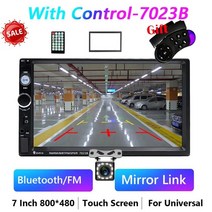 안드로이드올인원 안드로이드오토 podofo 2 din car radio 테이프 레코더, control-12led-cam